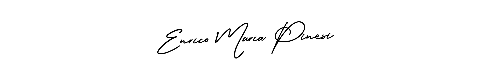 Use a signature maker to create a handwritten signature online. With this signature software, you can design (AmerikaSignatureDemo-Regular) your own signature for name Enrico Maria Pinesi. Enrico Maria Pinesi signature style 3 images and pictures png