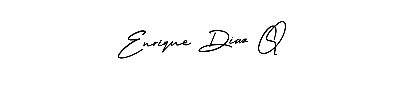 Make a beautiful signature design for name Enrique Diaz Q. With this signature (AmerikaSignatureDemo-Regular) style, you can create a handwritten signature for free. Enrique Diaz Q signature style 3 images and pictures png