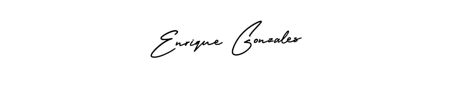 Design your own signature with our free online signature maker. With this signature software, you can create a handwritten (AmerikaSignatureDemo-Regular) signature for name Enrique Gonzales. Enrique Gonzales signature style 3 images and pictures png