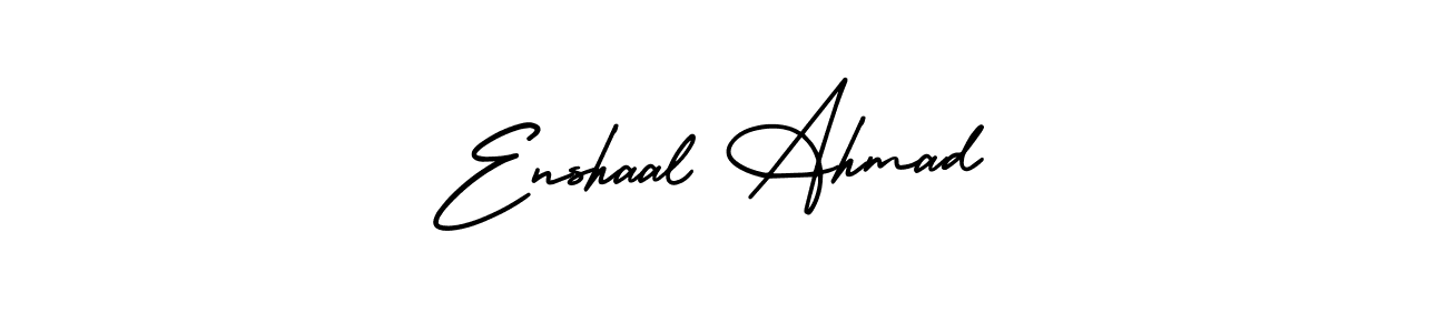 How to Draw Enshaal Ahmad signature style? AmerikaSignatureDemo-Regular is a latest design signature styles for name Enshaal Ahmad. Enshaal Ahmad signature style 3 images and pictures png