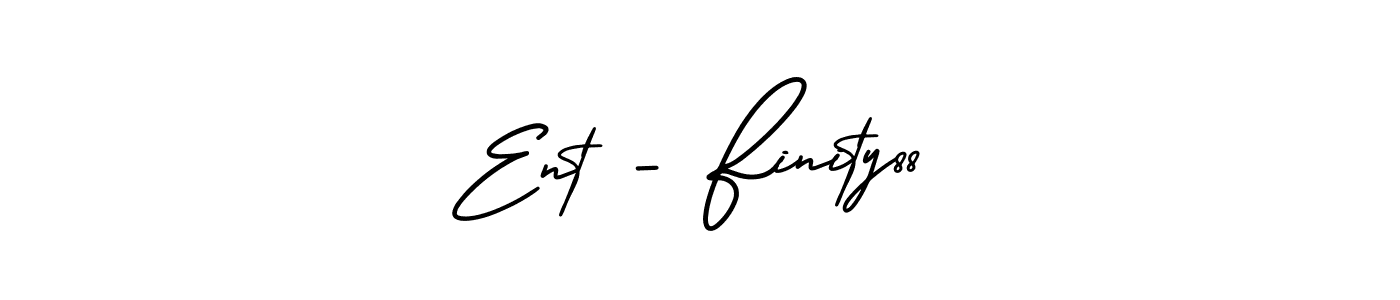 AmerikaSignatureDemo-Regular is a professional signature style that is perfect for those who want to add a touch of class to their signature. It is also a great choice for those who want to make their signature more unique. Get Ent - Finity88 name to fancy signature for free. Ent - Finity88 signature style 3 images and pictures png