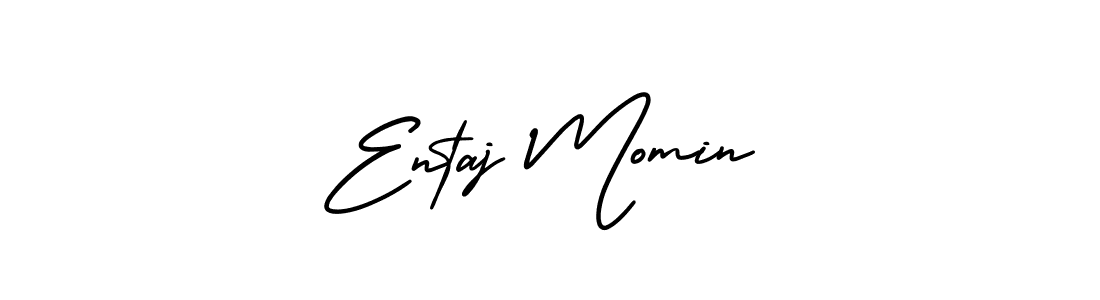 Make a beautiful signature design for name Entaj Momin. Use this online signature maker to create a handwritten signature for free. Entaj Momin signature style 3 images and pictures png
