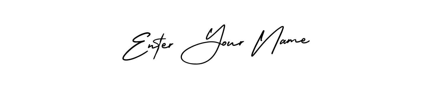 How to Draw Enter Your Name signature style? AmerikaSignatureDemo-Regular is a latest design signature styles for name Enter Your Name. Enter Your Name signature style 3 images and pictures png