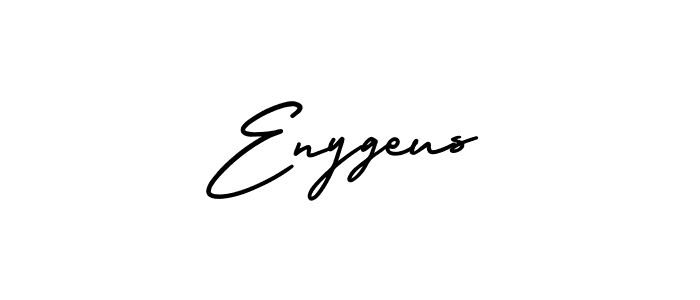 How to Draw Enygeus signature style? AmerikaSignatureDemo-Regular is a latest design signature styles for name Enygeus. Enygeus signature style 3 images and pictures png