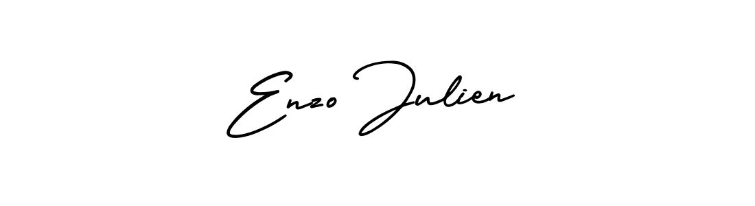 Use a signature maker to create a handwritten signature online. With this signature software, you can design (AmerikaSignatureDemo-Regular) your own signature for name Enzo Julien. Enzo Julien signature style 3 images and pictures png