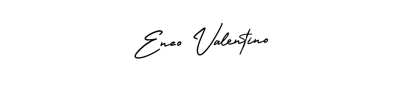 Make a beautiful signature design for name Enzo Valentino. With this signature (AmerikaSignatureDemo-Regular) style, you can create a handwritten signature for free. Enzo Valentino signature style 3 images and pictures png