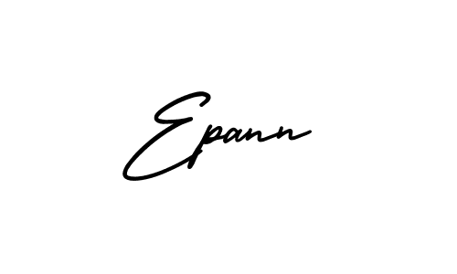 Make a beautiful signature design for name Epann. With this signature (AmerikaSignatureDemo-Regular) style, you can create a handwritten signature for free. Epann signature style 3 images and pictures png