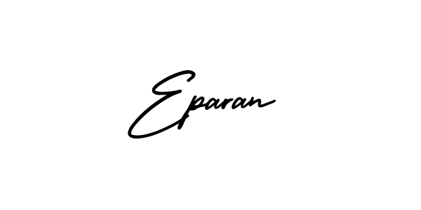 Make a beautiful signature design for name Eparan. With this signature (AmerikaSignatureDemo-Regular) style, you can create a handwritten signature for free. Eparan signature style 3 images and pictures png