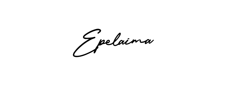 Create a beautiful signature design for name Epelaima. With this signature (AmerikaSignatureDemo-Regular) fonts, you can make a handwritten signature for free. Epelaima signature style 3 images and pictures png