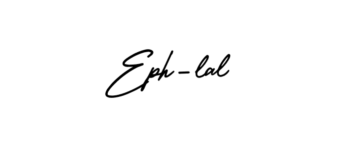 It looks lik you need a new signature style for name Eph-lal. Design unique handwritten (AmerikaSignatureDemo-Regular) signature with our free signature maker in just a few clicks. Eph-lal signature style 3 images and pictures png