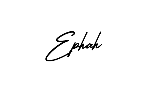 Use a signature maker to create a handwritten signature online. With this signature software, you can design (AmerikaSignatureDemo-Regular) your own signature for name Ephah. Ephah signature style 3 images and pictures png