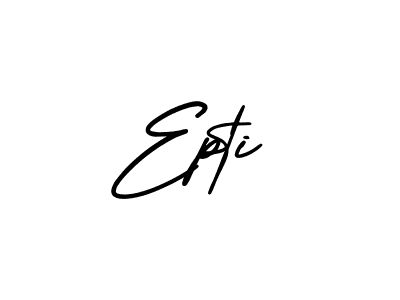 Create a beautiful signature design for name Epti. With this signature (AmerikaSignatureDemo-Regular) fonts, you can make a handwritten signature for free. Epti signature style 3 images and pictures png