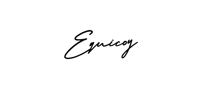 if you are searching for the best signature style for your name Equicoy. so please give up your signature search. here we have designed multiple signature styles  using AmerikaSignatureDemo-Regular. Equicoy signature style 3 images and pictures png