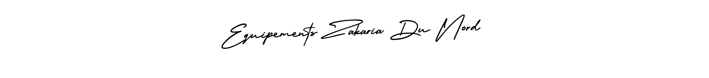 Use a signature maker to create a handwritten signature online. With this signature software, you can design (AmerikaSignatureDemo-Regular) your own signature for name Equipements Zakaria Du Nord. Equipements Zakaria Du Nord signature style 3 images and pictures png