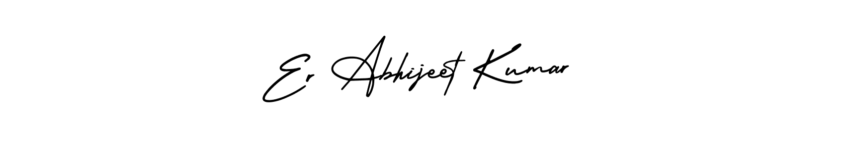 Make a beautiful signature design for name Er Abhijeet Kumar. With this signature (AmerikaSignatureDemo-Regular) style, you can create a handwritten signature for free. Er Abhijeet Kumar signature style 3 images and pictures png