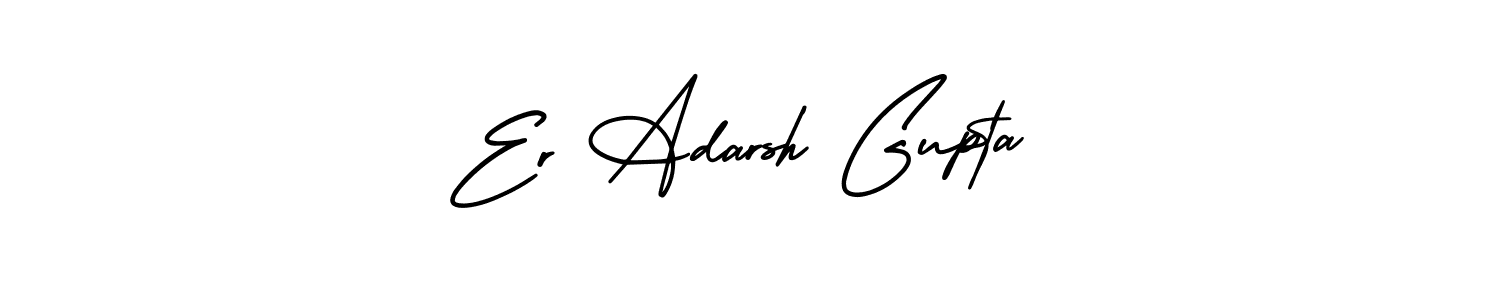 Design your own signature with our free online signature maker. With this signature software, you can create a handwritten (AmerikaSignatureDemo-Regular) signature for name Er Adarsh Gupta. Er Adarsh Gupta signature style 3 images and pictures png