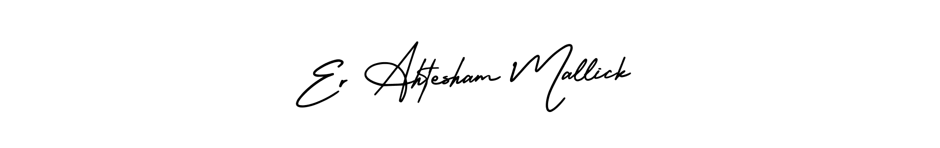 Check out images of Autograph of Er Ahtesham Mallick name. Actor Er Ahtesham Mallick Signature Style. AmerikaSignatureDemo-Regular is a professional sign style online. Er Ahtesham Mallick signature style 3 images and pictures png