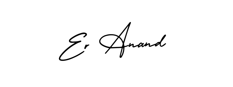 Create a beautiful signature design for name Er Anand. With this signature (AmerikaSignatureDemo-Regular) fonts, you can make a handwritten signature for free. Er Anand signature style 3 images and pictures png