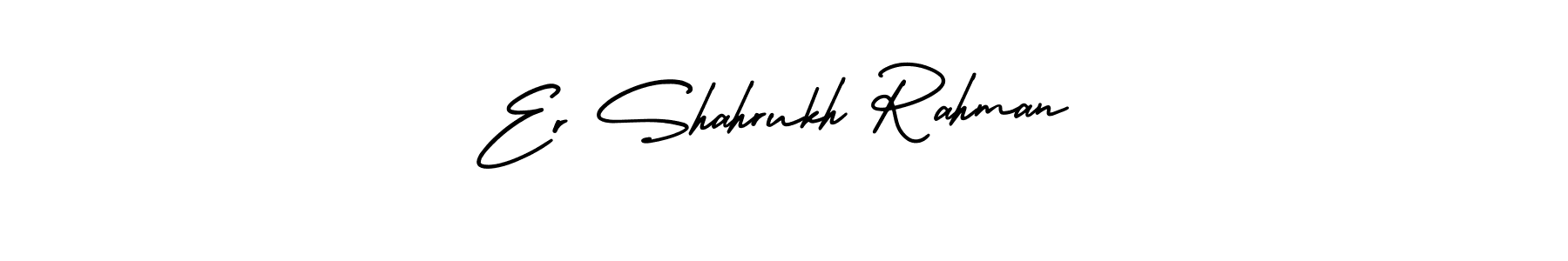 This is the best signature style for the Er Shahrukh Rahman name. Also you like these signature font (AmerikaSignatureDemo-Regular). Mix name signature. Er Shahrukh Rahman signature style 3 images and pictures png