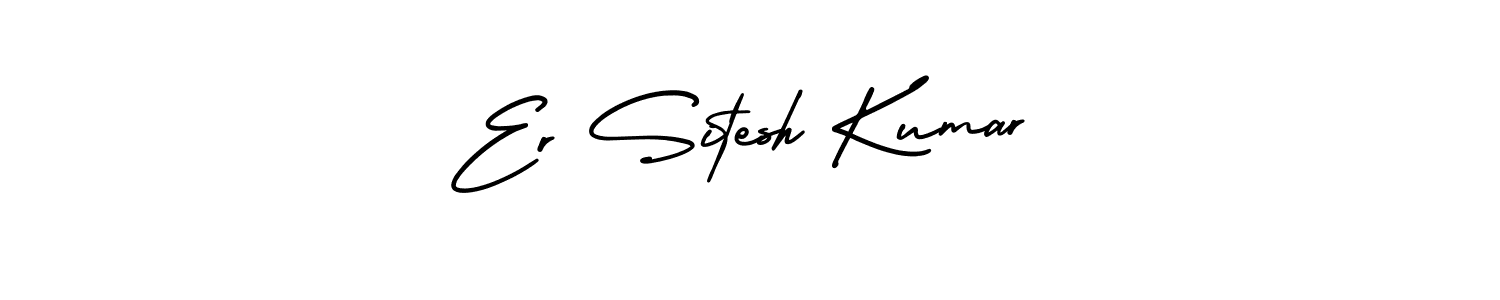 AmerikaSignatureDemo-Regular is a professional signature style that is perfect for those who want to add a touch of class to their signature. It is also a great choice for those who want to make their signature more unique. Get Er Sitesh Kumar name to fancy signature for free. Er Sitesh Kumar signature style 3 images and pictures png