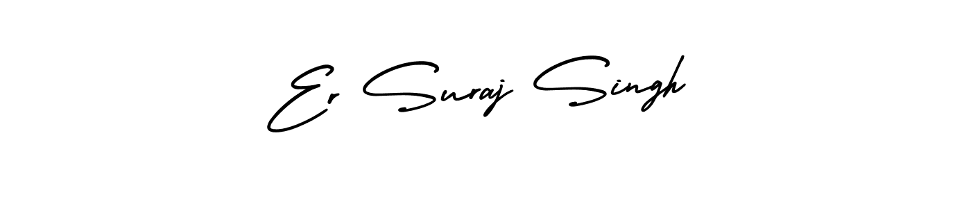 How to make Er Suraj Singh signature? AmerikaSignatureDemo-Regular is a professional autograph style. Create handwritten signature for Er Suraj Singh name. Er Suraj Singh signature style 3 images and pictures png