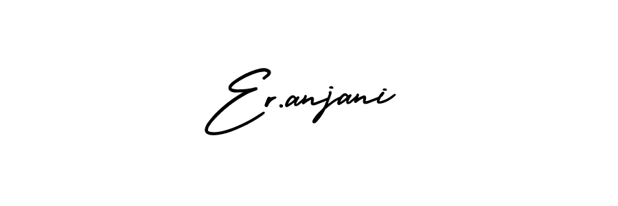 How to Draw Er.anjani signature style? AmerikaSignatureDemo-Regular is a latest design signature styles for name Er.anjani. Er.anjani signature style 3 images and pictures png