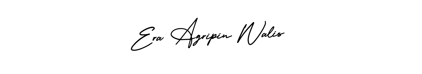 How to make Era Agripin Walis signature? AmerikaSignatureDemo-Regular is a professional autograph style. Create handwritten signature for Era Agripin Walis name. Era Agripin Walis signature style 3 images and pictures png