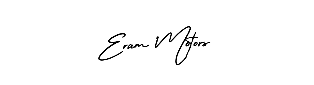 Use a signature maker to create a handwritten signature online. With this signature software, you can design (AmerikaSignatureDemo-Regular) your own signature for name Eram Motors. Eram Motors signature style 3 images and pictures png