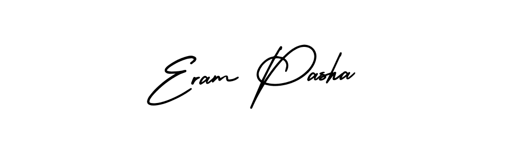 Design your own signature with our free online signature maker. With this signature software, you can create a handwritten (AmerikaSignatureDemo-Regular) signature for name Eram Pasha. Eram Pasha signature style 3 images and pictures png