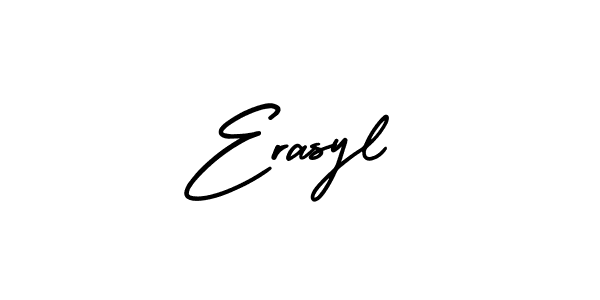 Create a beautiful signature design for name Erasyl. With this signature (AmerikaSignatureDemo-Regular) fonts, you can make a handwritten signature for free. Erasyl signature style 3 images and pictures png
