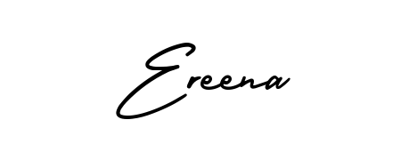 The AmerikaSignatureDemo-Regular font gives name Ereena a signature that looks effortless yet distinguished. Download high-res PNG instantly. Ereena signature style 3 images and pictures png