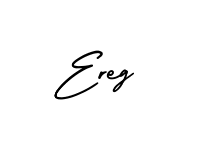 Make a beautiful signature design for name Ereg. With this signature (AmerikaSignatureDemo-Regular) style, you can create a handwritten signature for free. Ereg signature style 3 images and pictures png