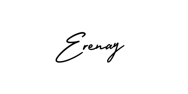 Make a beautiful signature design for name Erenay. With this signature (AmerikaSignatureDemo-Regular) style, you can create a handwritten signature for free. Erenay signature style 3 images and pictures png