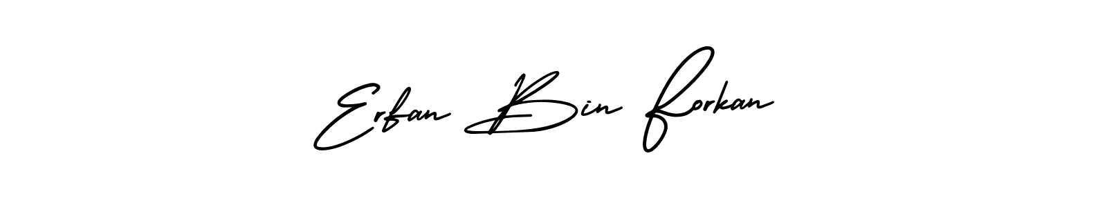 Also we have Erfan Bin Forkan name is the best signature style. Create professional handwritten signature collection using AmerikaSignatureDemo-Regular autograph style. Erfan Bin Forkan signature style 3 images and pictures png