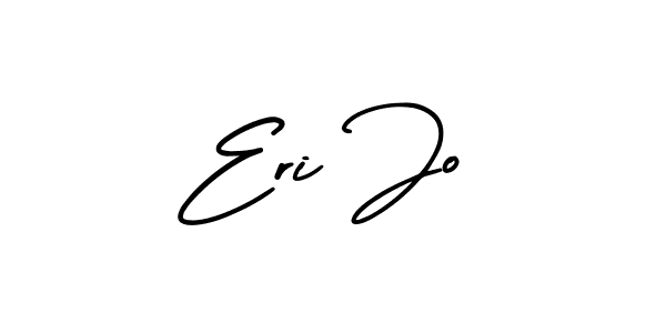 if you are searching for the best signature style for your name Eri Jo. so please give up your signature search. here we have designed multiple signature styles  using AmerikaSignatureDemo-Regular. Eri Jo signature style 3 images and pictures png