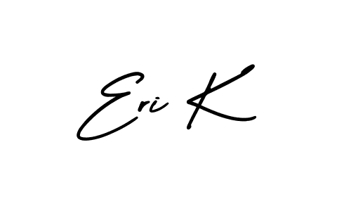 Also we have Eri K name is the best signature style. Create professional handwritten signature collection using AmerikaSignatureDemo-Regular autograph style. Eri K signature style 3 images and pictures png