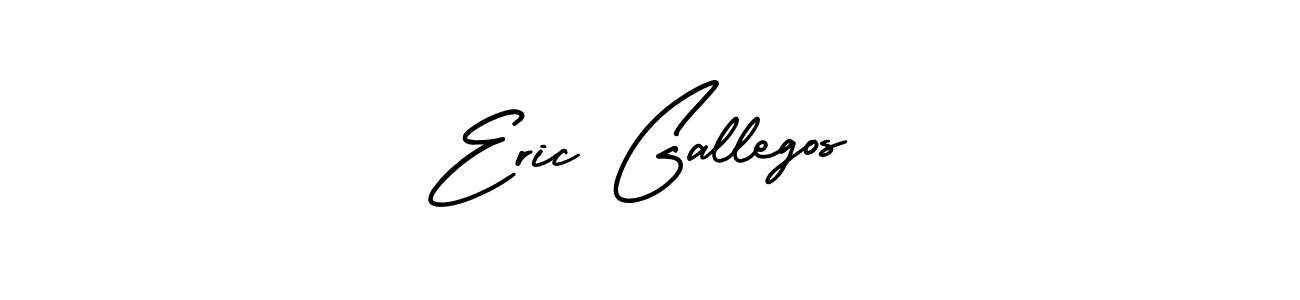 Create a beautiful signature design for name Eric Gallegos. With this signature (AmerikaSignatureDemo-Regular) fonts, you can make a handwritten signature for free. Eric Gallegos signature style 3 images and pictures png