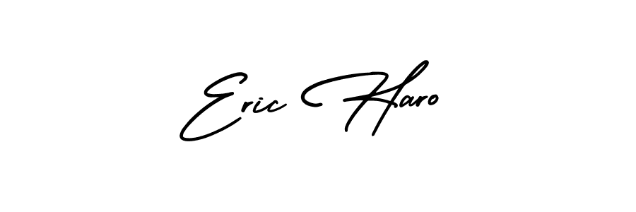 Create a beautiful signature design for name Eric Haro. With this signature (AmerikaSignatureDemo-Regular) fonts, you can make a handwritten signature for free. Eric Haro signature style 3 images and pictures png