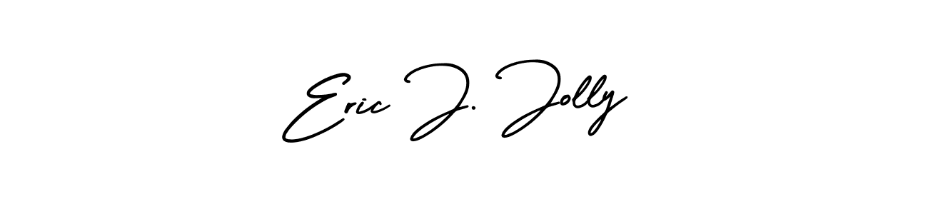 Also we have Eric J. Jolly name is the best signature style. Create professional handwritten signature collection using AmerikaSignatureDemo-Regular autograph style. Eric J. Jolly signature style 3 images and pictures png