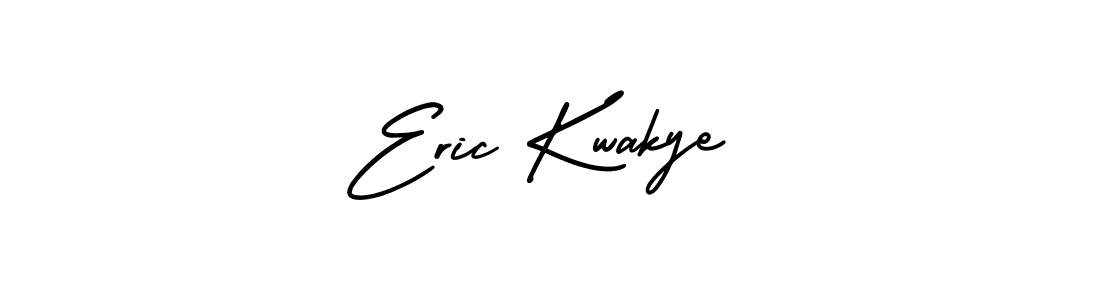 How to make Eric Kwakye name signature. Use AmerikaSignatureDemo-Regular style for creating short signs online. This is the latest handwritten sign. Eric Kwakye signature style 3 images and pictures png