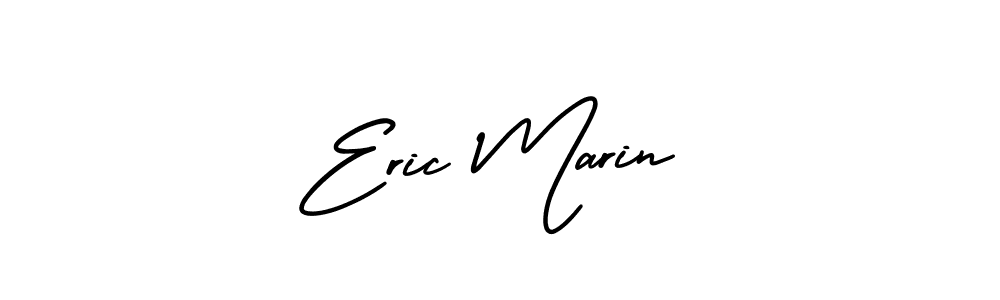 Design your own signature with our free online signature maker. With this signature software, you can create a handwritten (AmerikaSignatureDemo-Regular) signature for name Eric Marin. Eric Marin signature style 3 images and pictures png