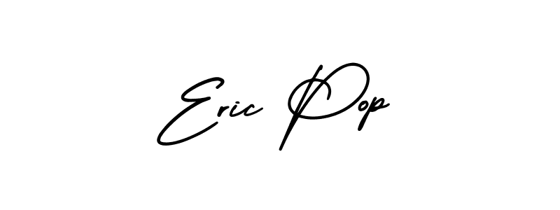 Use a signature maker to create a handwritten signature online. With this signature software, you can design (AmerikaSignatureDemo-Regular) your own signature for name Eric Pop. Eric Pop signature style 3 images and pictures png