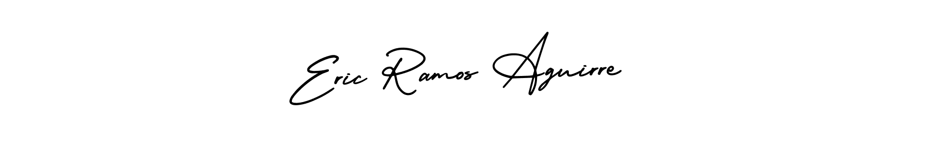 Eric Ramos Aguirre stylish signature style. Best Handwritten Sign (AmerikaSignatureDemo-Regular) for my name. Handwritten Signature Collection Ideas for my name Eric Ramos Aguirre. Eric Ramos Aguirre signature style 3 images and pictures png