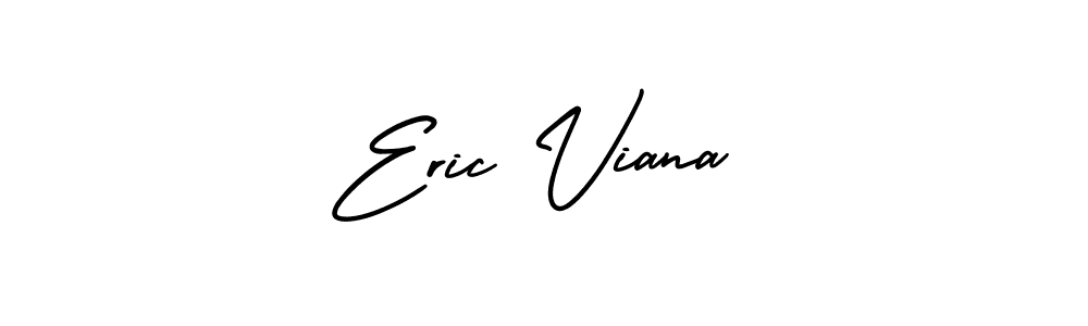 Create a beautiful signature design for name Eric Viana. With this signature (AmerikaSignatureDemo-Regular) fonts, you can make a handwritten signature for free. Eric Viana signature style 3 images and pictures png