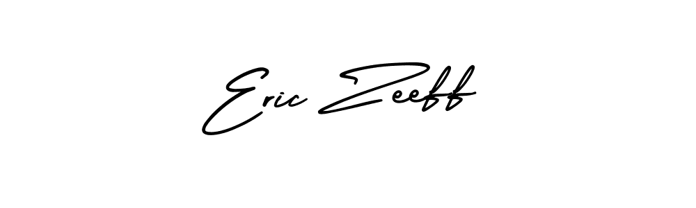 How to make Eric Zeeff name signature. Use AmerikaSignatureDemo-Regular style for creating short signs online. This is the latest handwritten sign. Eric Zeeff signature style 3 images and pictures png