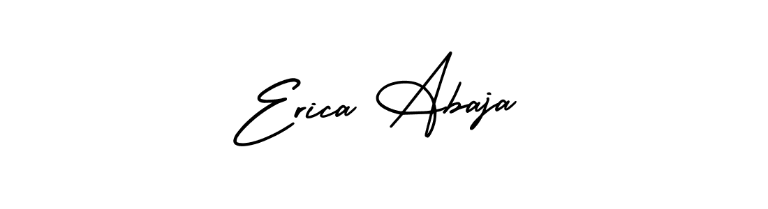 AmerikaSignatureDemo-Regular is a professional signature style that is perfect for those who want to add a touch of class to their signature. It is also a great choice for those who want to make their signature more unique. Get Erica Abaja name to fancy signature for free. Erica Abaja signature style 3 images and pictures png