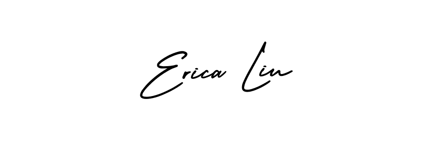 Use a signature maker to create a handwritten signature online. With this signature software, you can design (AmerikaSignatureDemo-Regular) your own signature for name Erica Liu. Erica Liu signature style 3 images and pictures png
