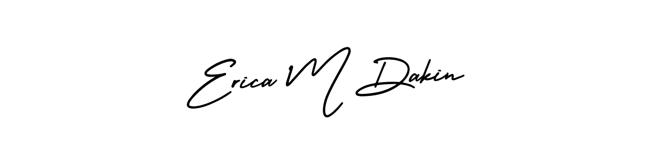 if you are searching for the best signature style for your name Erica M Dakin. so please give up your signature search. here we have designed multiple signature styles  using AmerikaSignatureDemo-Regular. Erica M Dakin signature style 3 images and pictures png