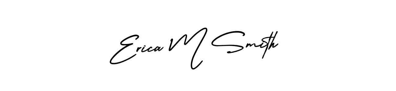 Best and Professional Signature Style for Erica M Smith. AmerikaSignatureDemo-Regular Best Signature Style Collection. Erica M Smith signature style 3 images and pictures png