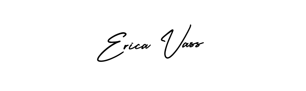 Make a beautiful signature design for name Erica Vass. With this signature (AmerikaSignatureDemo-Regular) style, you can create a handwritten signature for free. Erica Vass signature style 3 images and pictures png